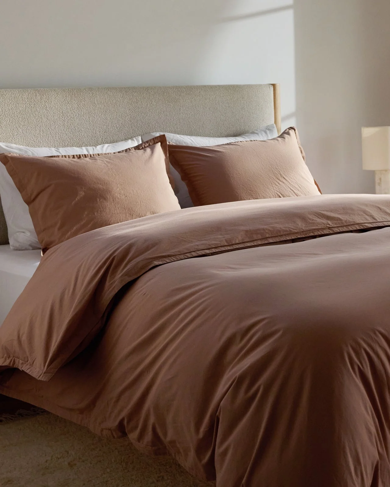 Percale Duvet Cover Set - Adobe F/Q - Image 2