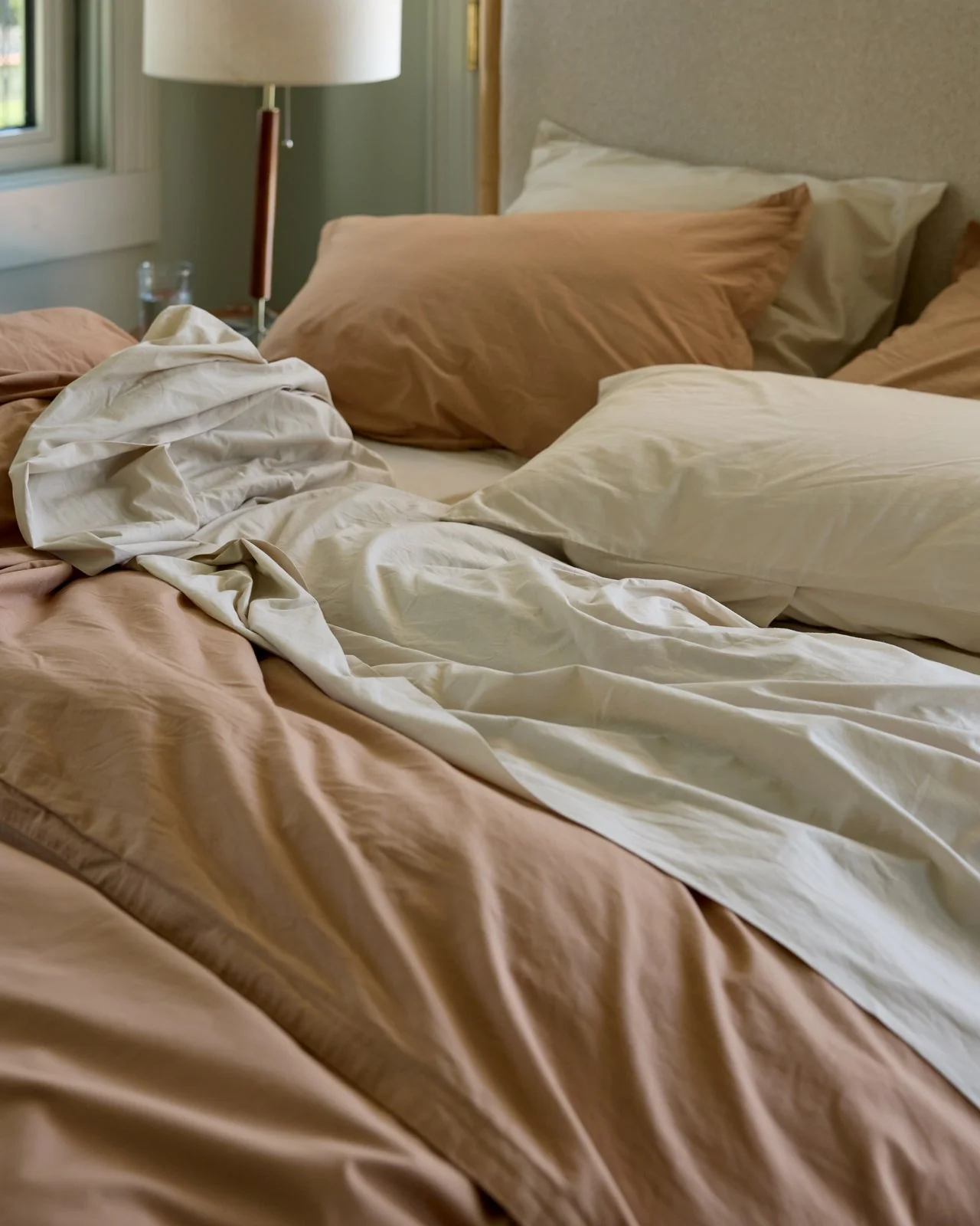 Percale Duvet Cover Set - Adobe F/Q - Image 4