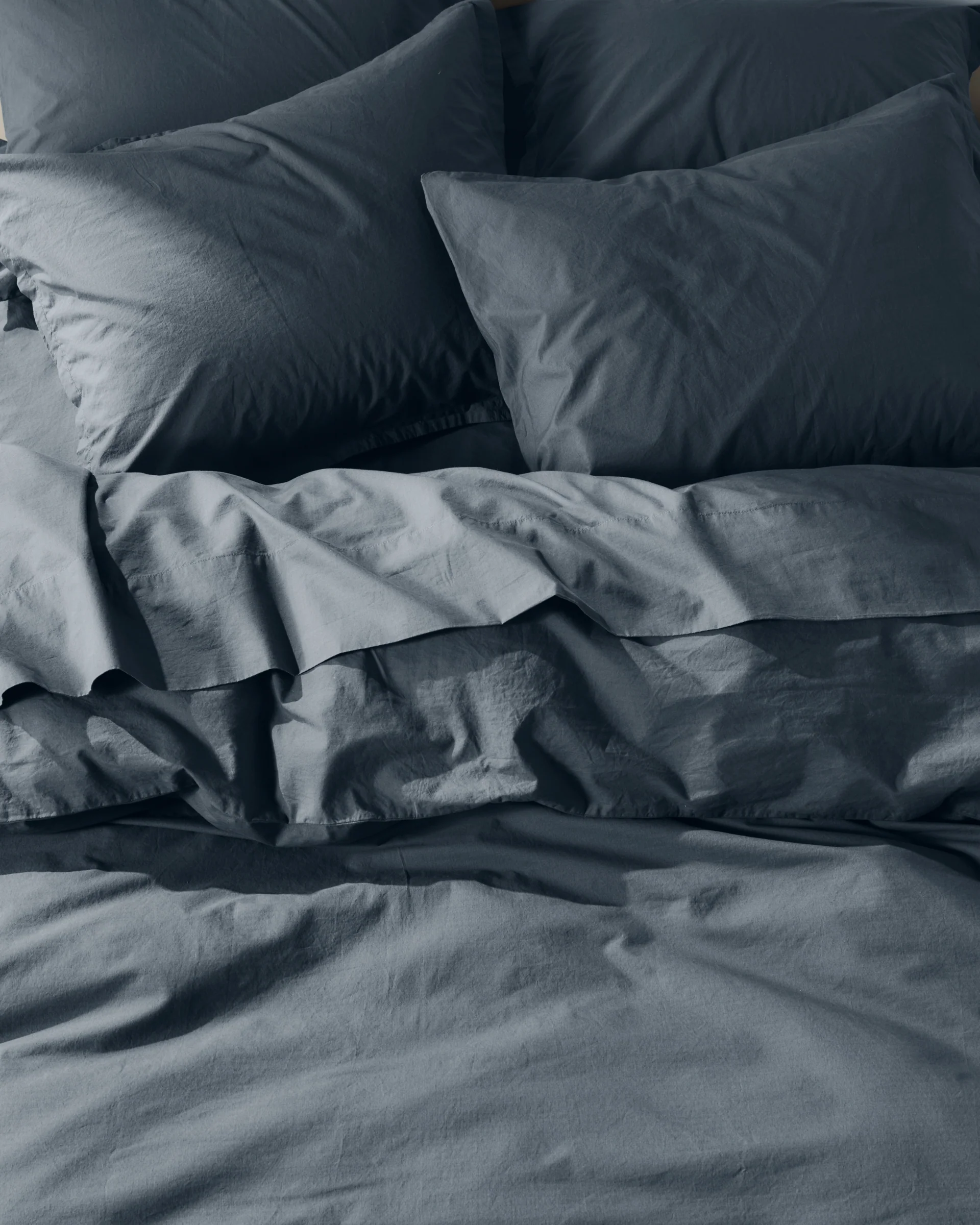 Percale Duvet Cover Set - Dusk TW/XL - Image 2