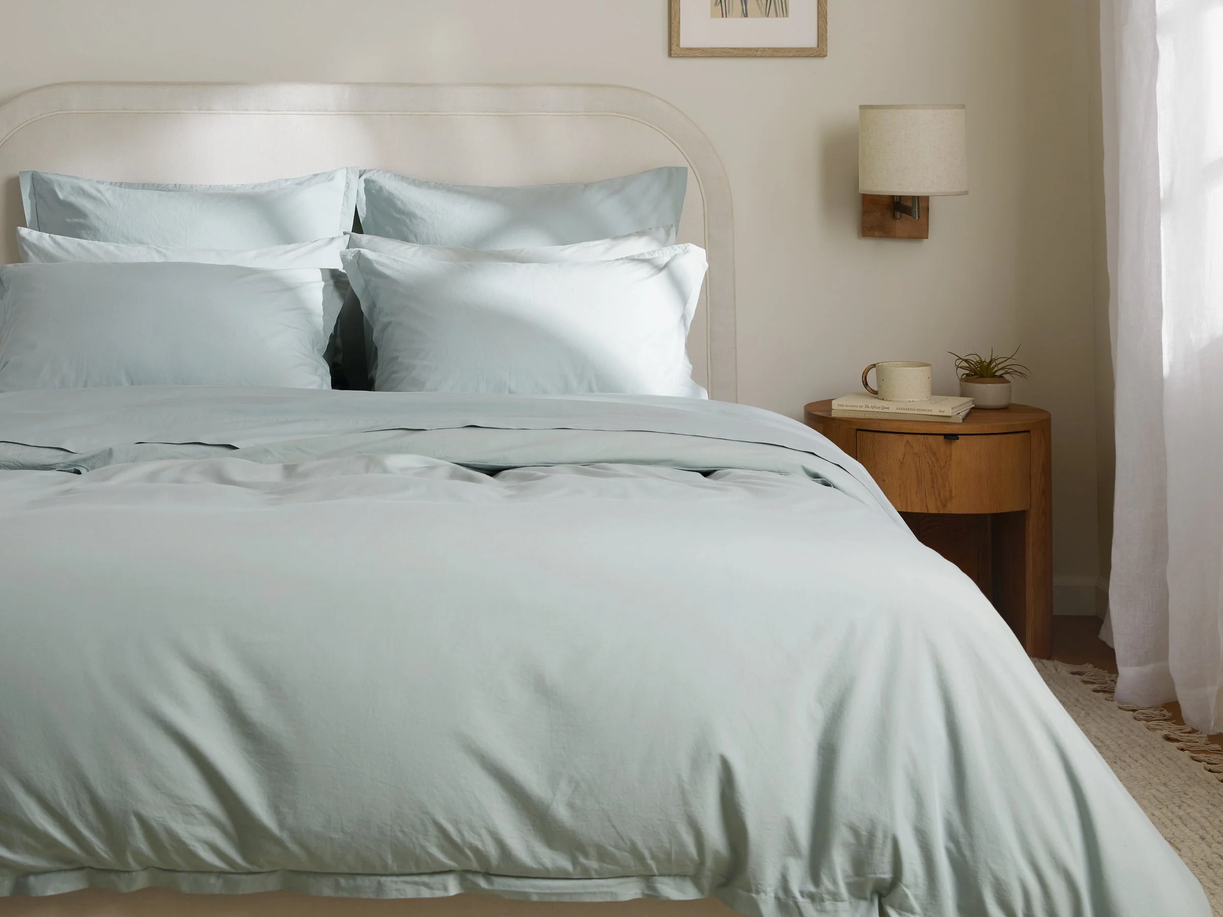 Percale Duvet Cover - FINAL SALE (Spa) - Image 3