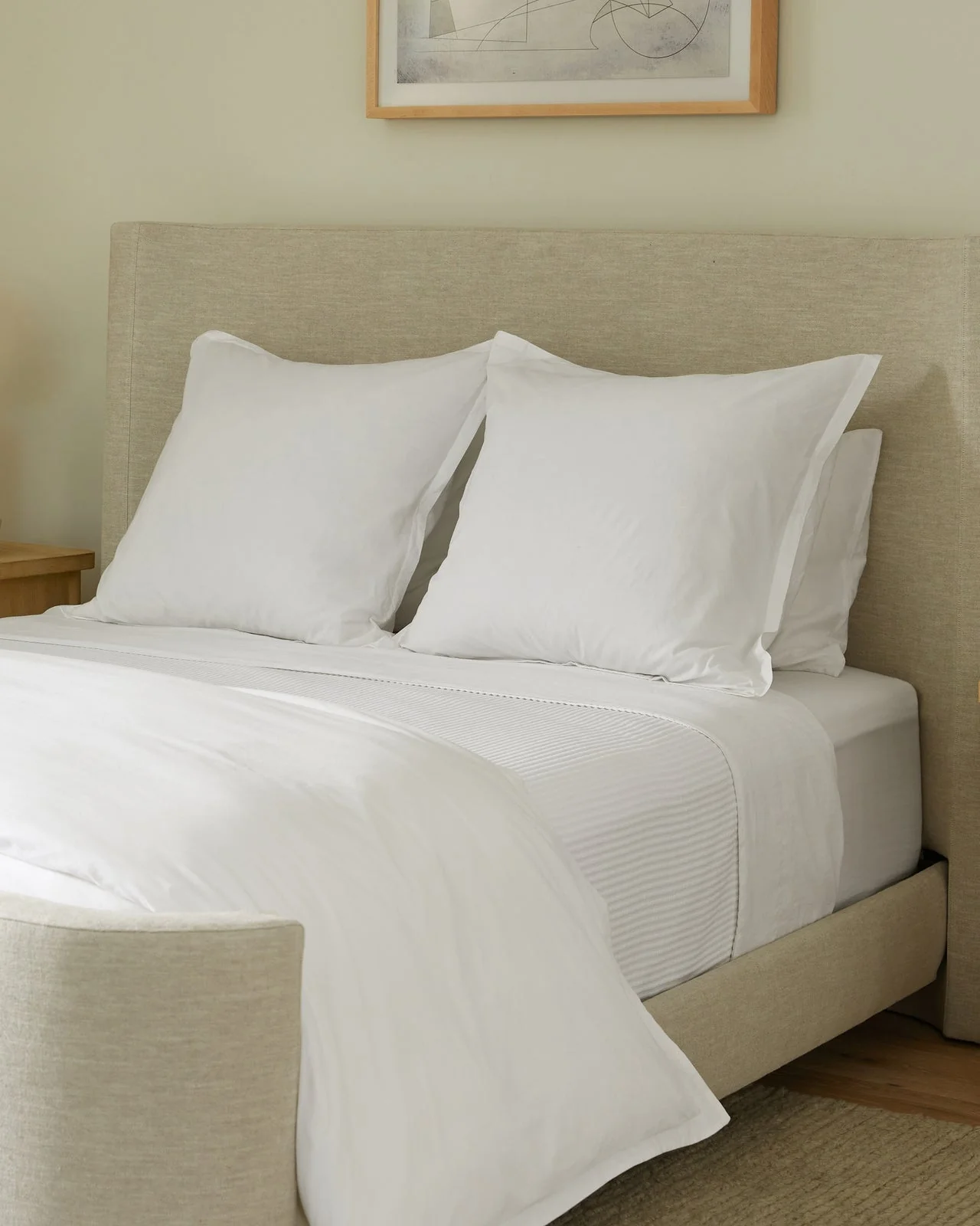 Percale Euro Sham (White) - Image 2