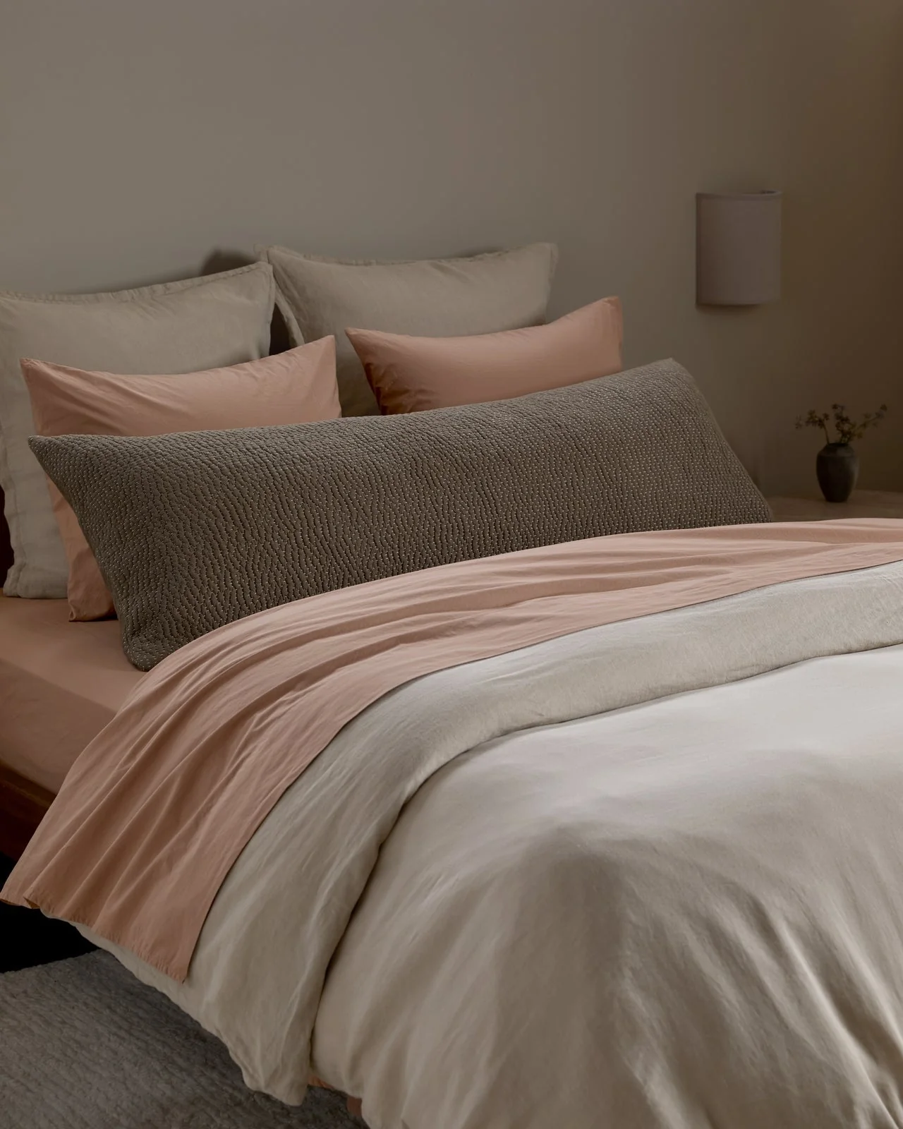 Percale Fitted Sheet (Adobe) - Image 2