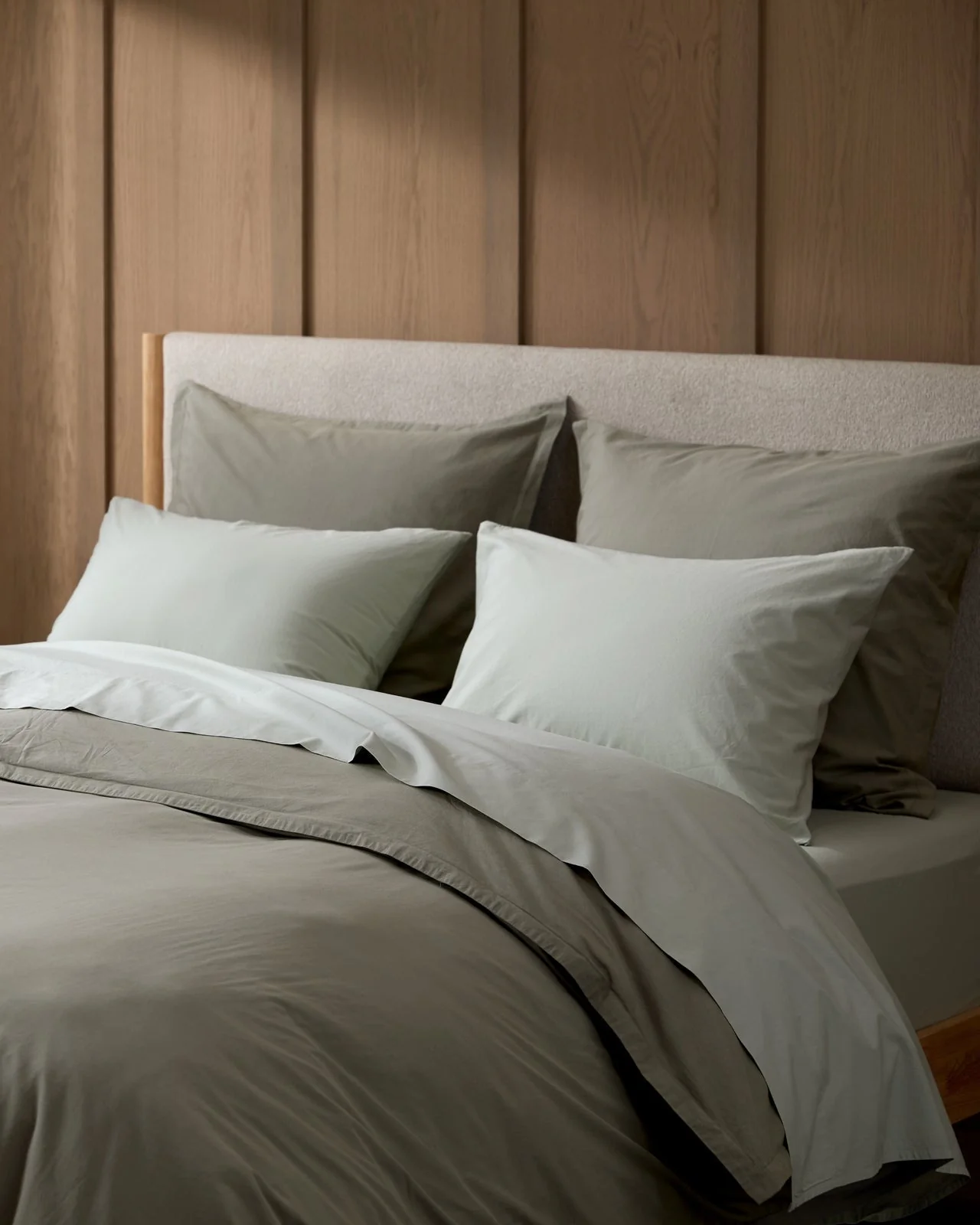 Percale Pillowcase Set - FINAL SALE (Sage) - Image 4