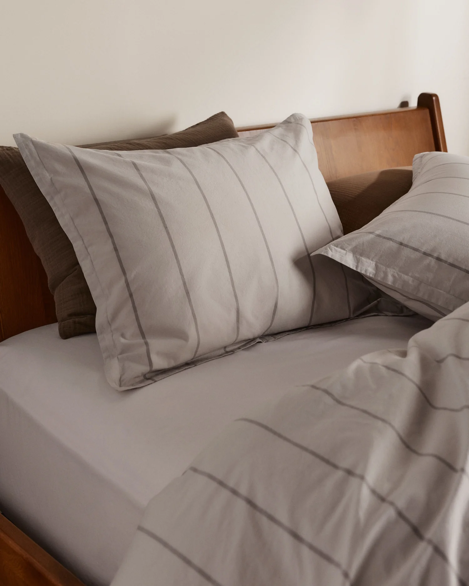 Percale Sham Set (Pebble Stripe) - Image 2
