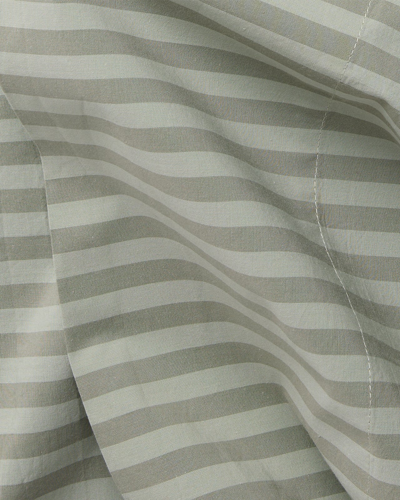 Percale Sheet Set - Moss Stripe TW/XL - Image 3