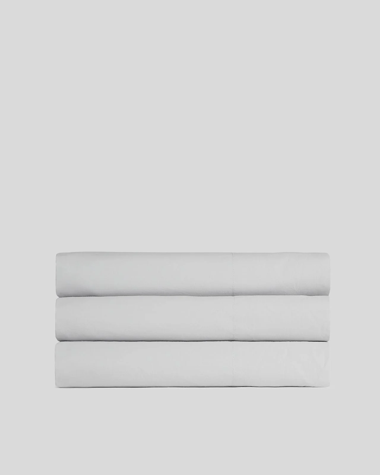 Percale Top Sheet - FINAL SALE (Light Grey)