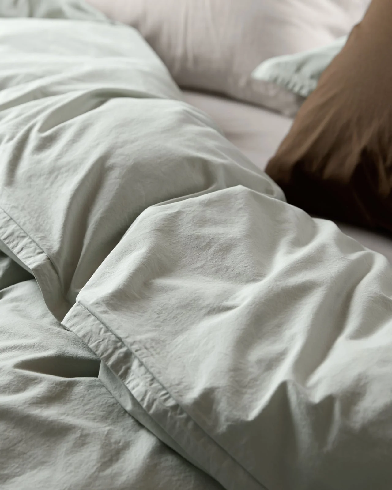 Percale Top Sheet - FINAL SALE (Sage) - Image 4