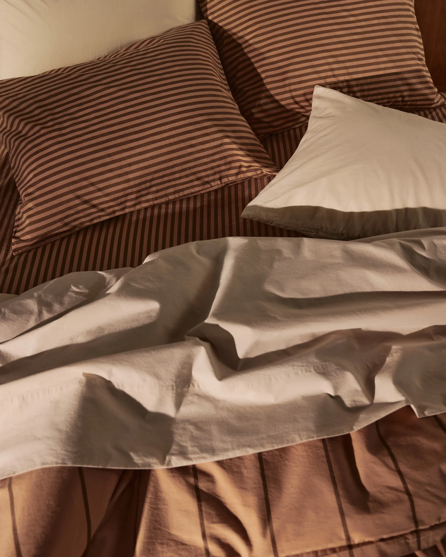 Percale Venice Set - Adobe Stripe TW/XL - Image 6