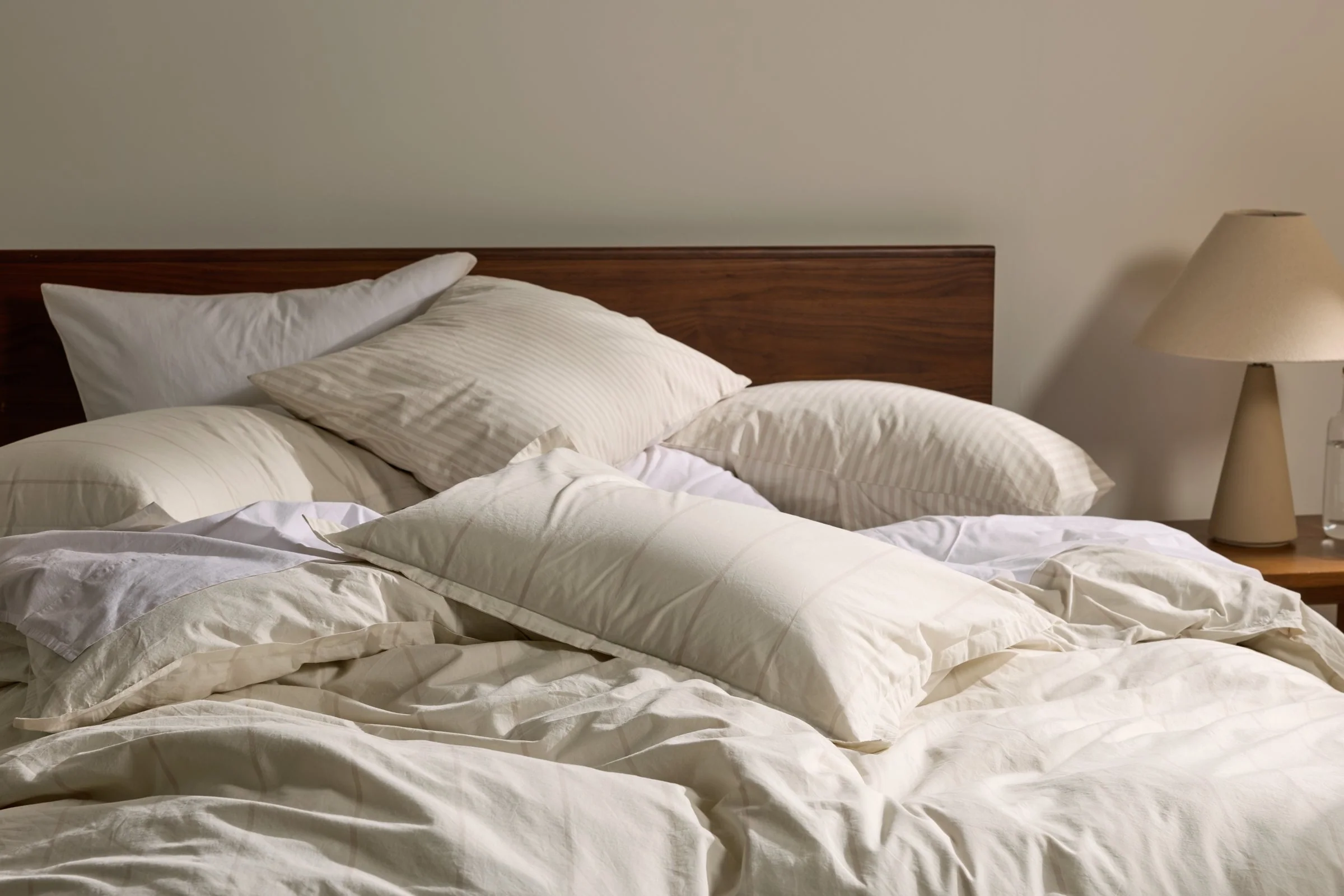 Percale Venice Set - Bone Stripe TW/XL - Image 4