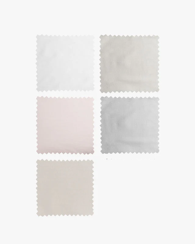 Sateen Fabric Swatch (Light Grey)
