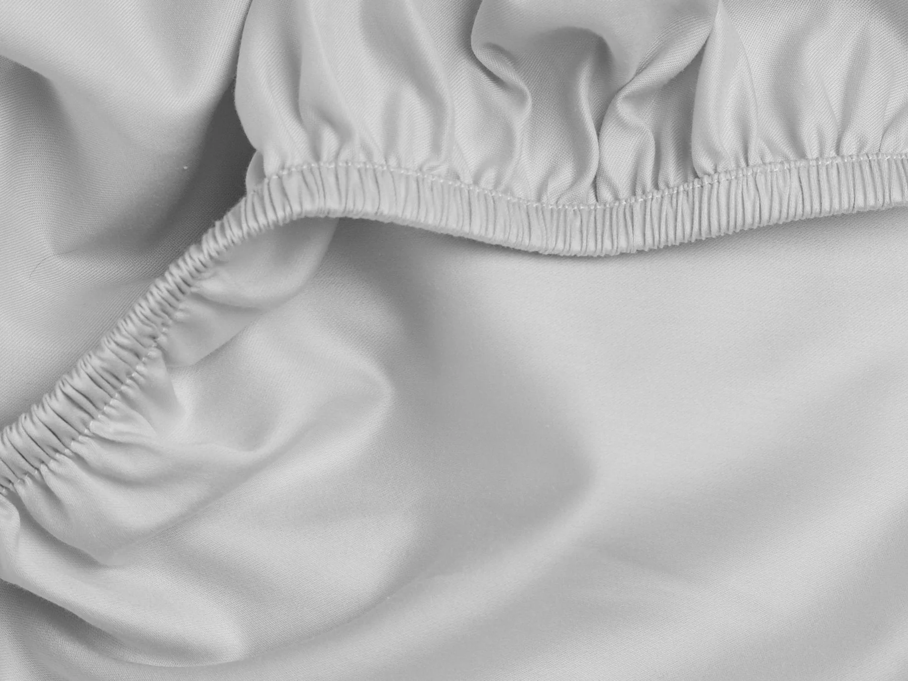 Sateen Sheet Set - Light Grey F/Q - Image 3