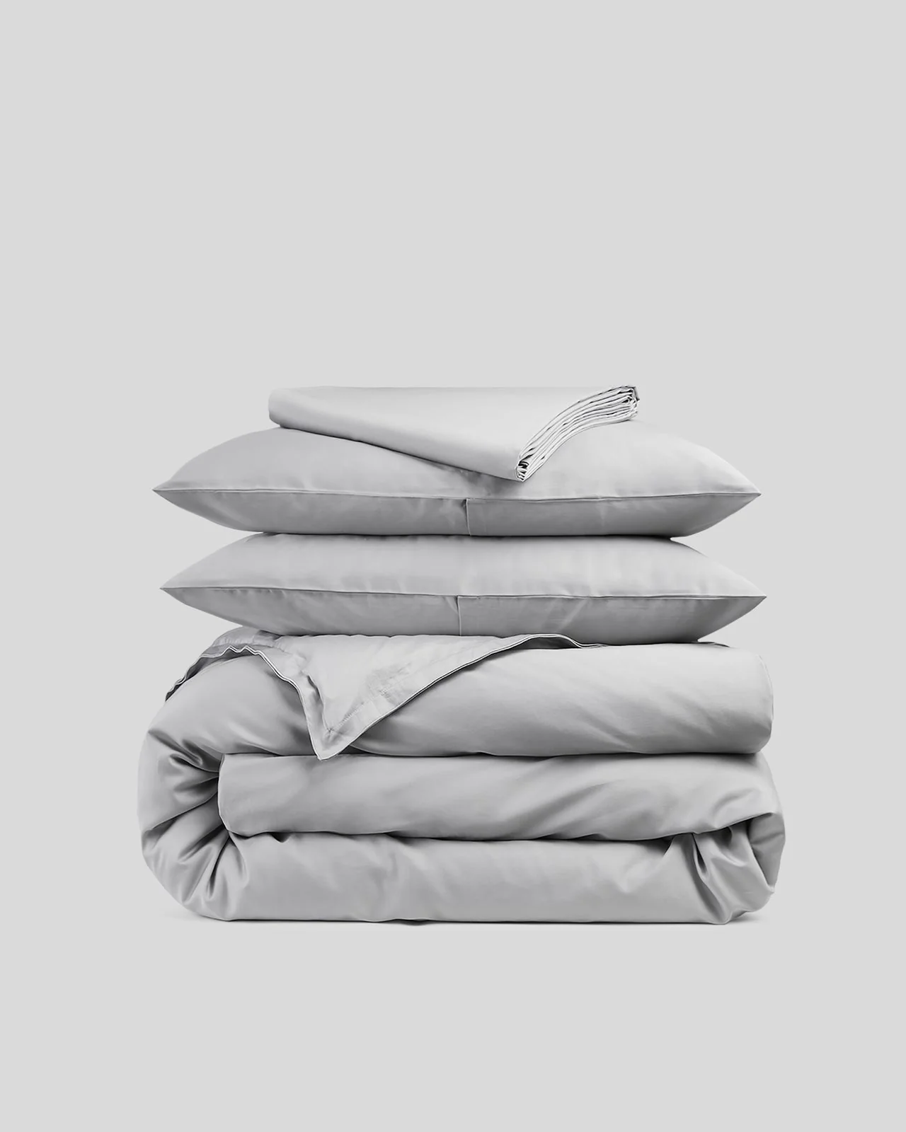Sateen Venice Set - Light Grey F/Q