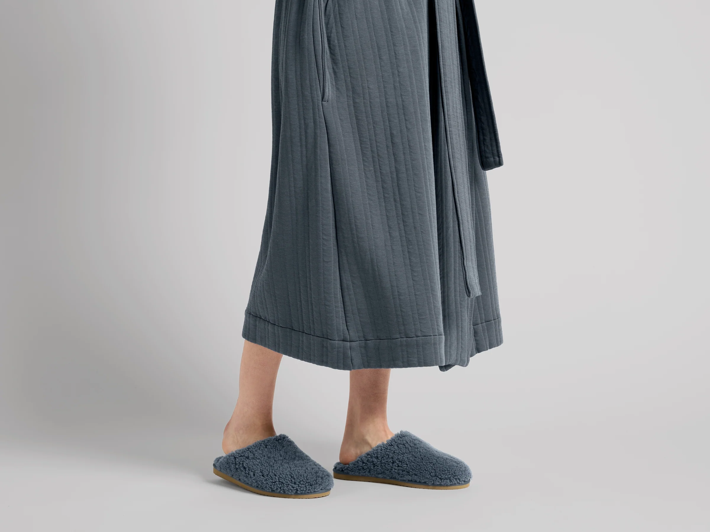 Shearling Wool Clogs (Dusk) - Image 2