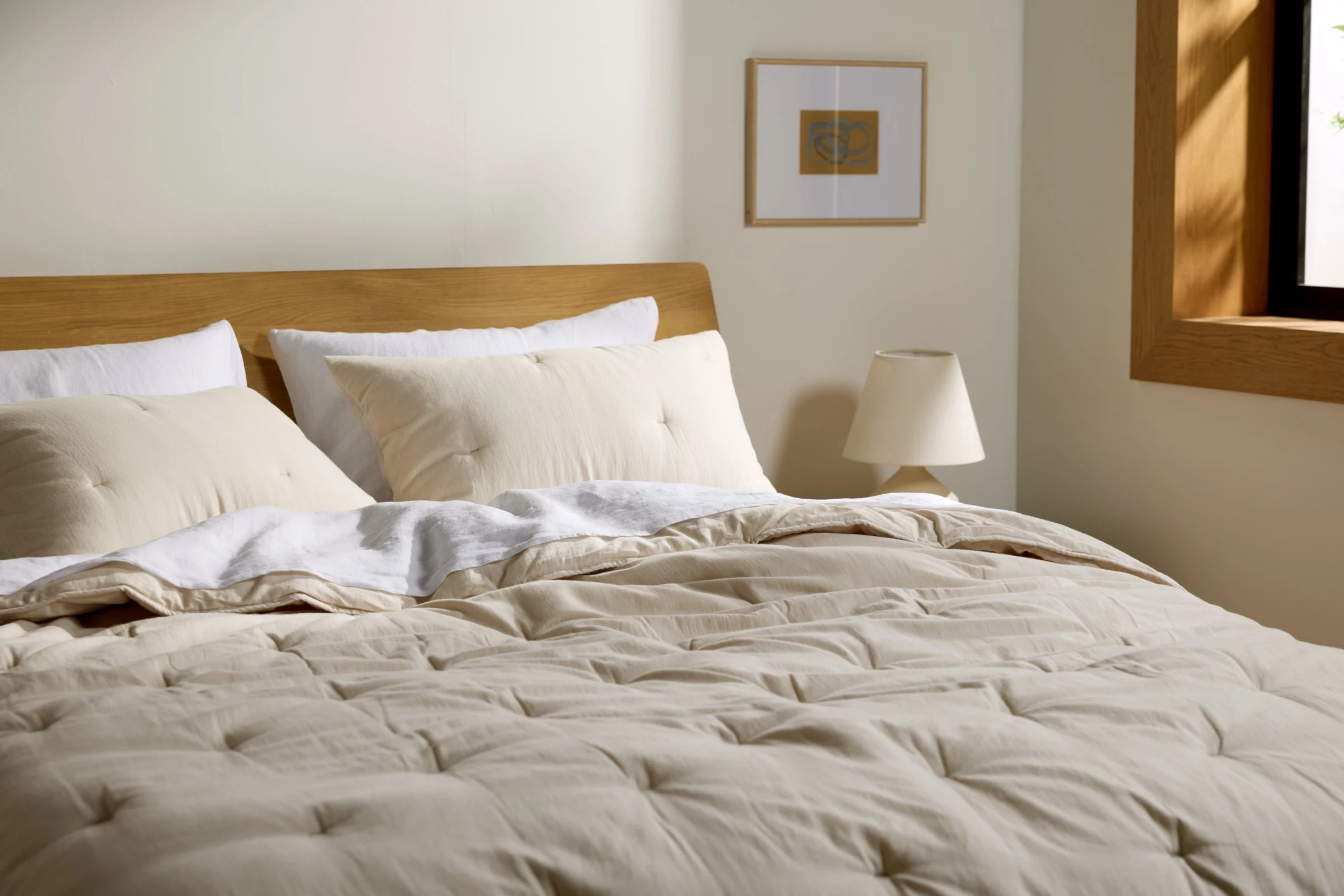 Soft Cotton Quilt - FINAL SALE (Bone) - Image 2