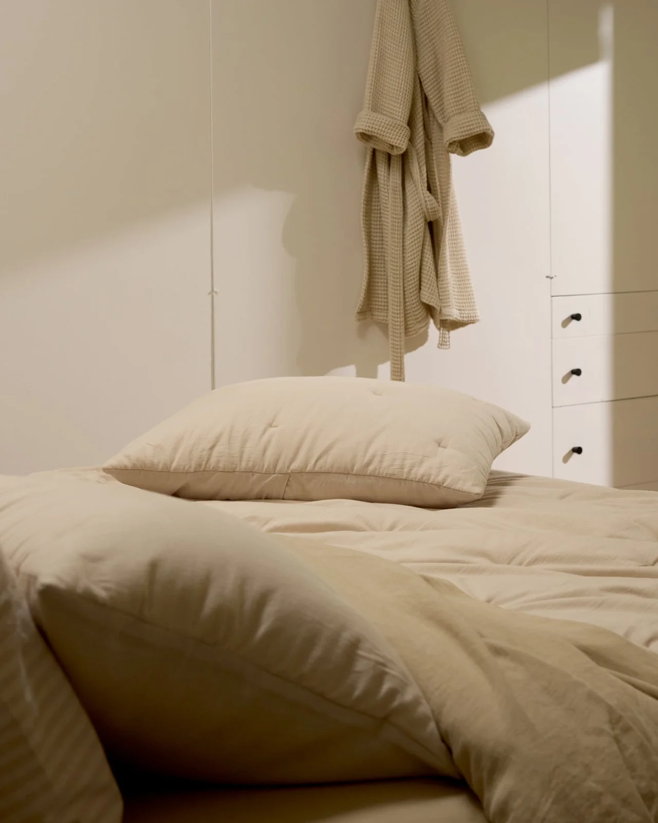 Soft Cotton Quilted Sham Set - FINAL SALE (BONE) - Image 3
