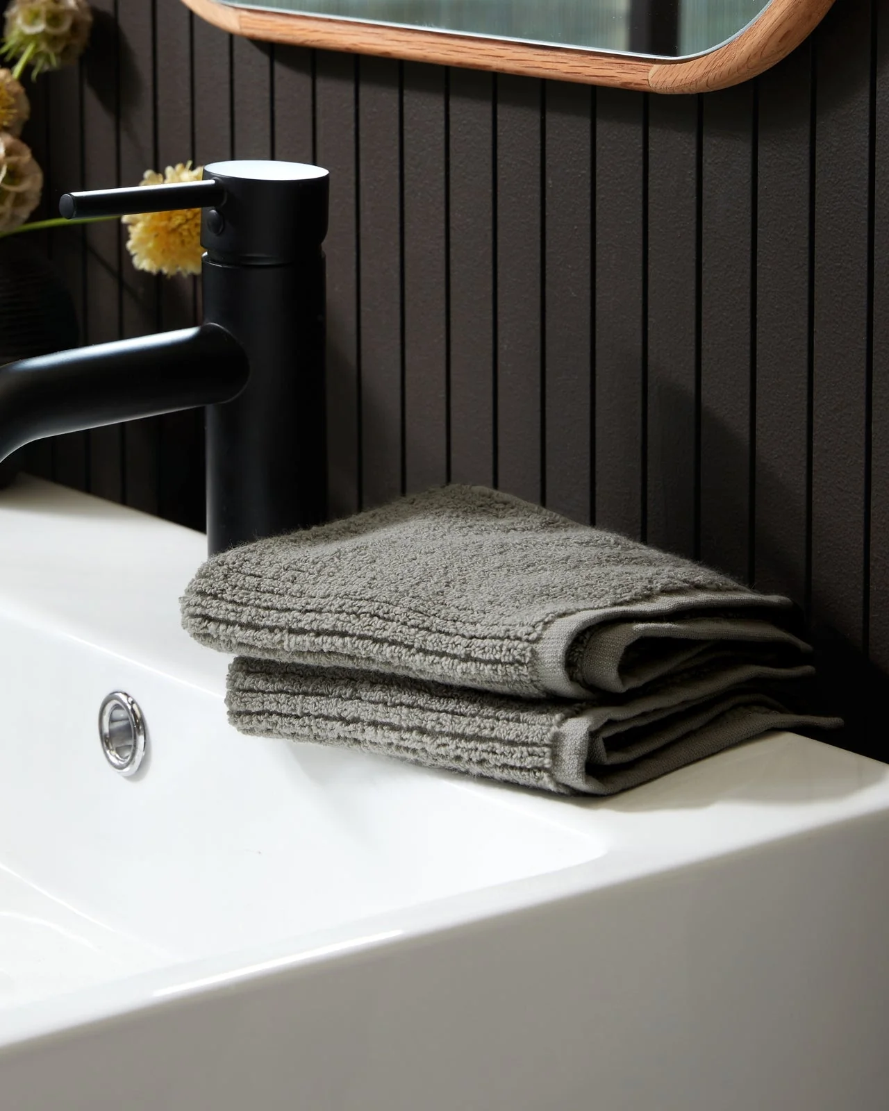 Soft Rib Towels (Moss) - Image 4