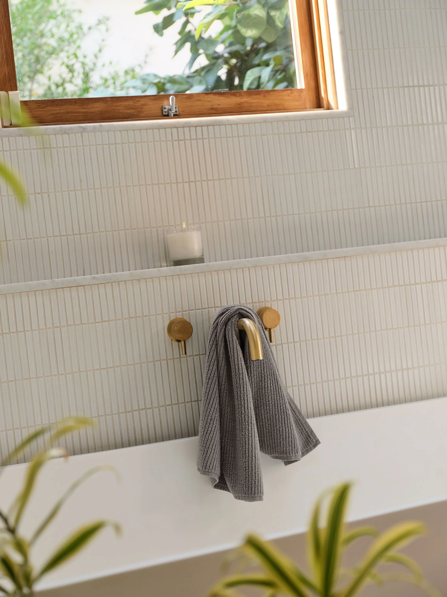 Soft Rib Towels - FINAL SALE (Pebble) - Image 2