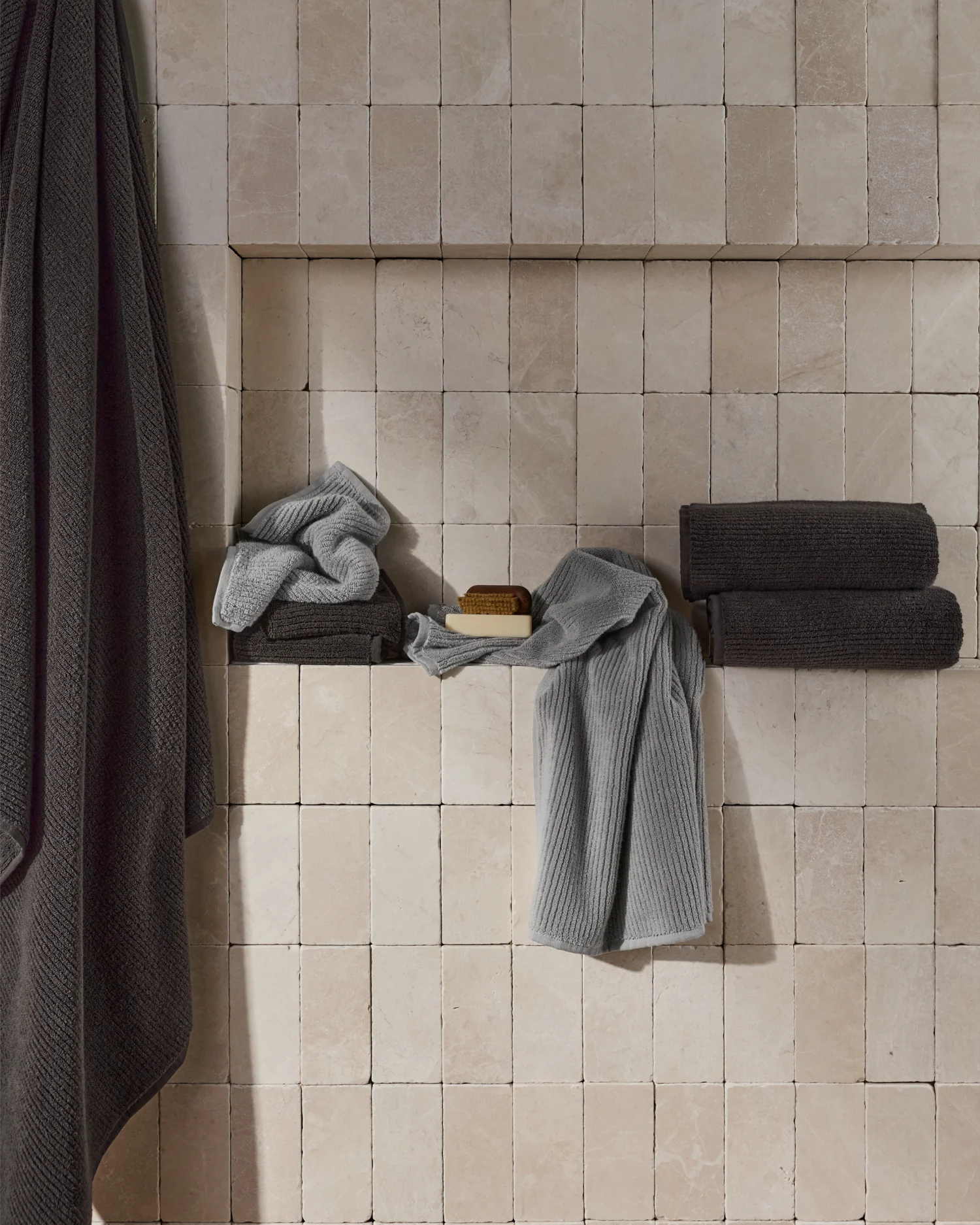 Soft Rib Towels (Onyx) - Image 4