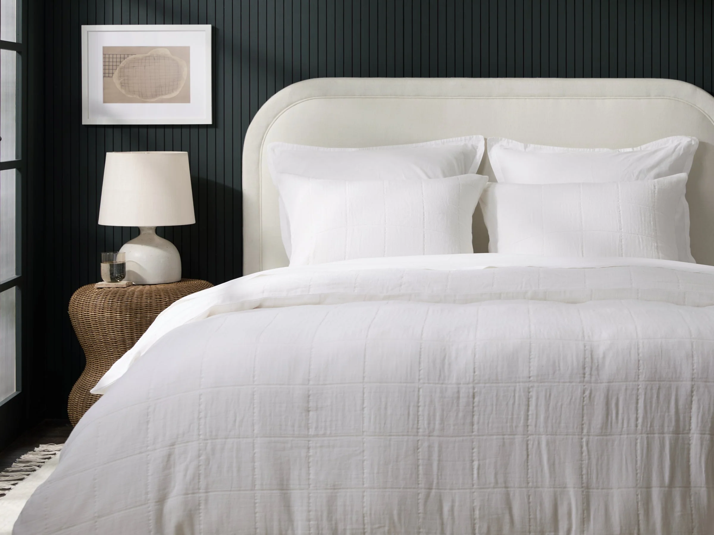 Terrace Gauze Sham Set - FINAL SALE (White) - Image 2
