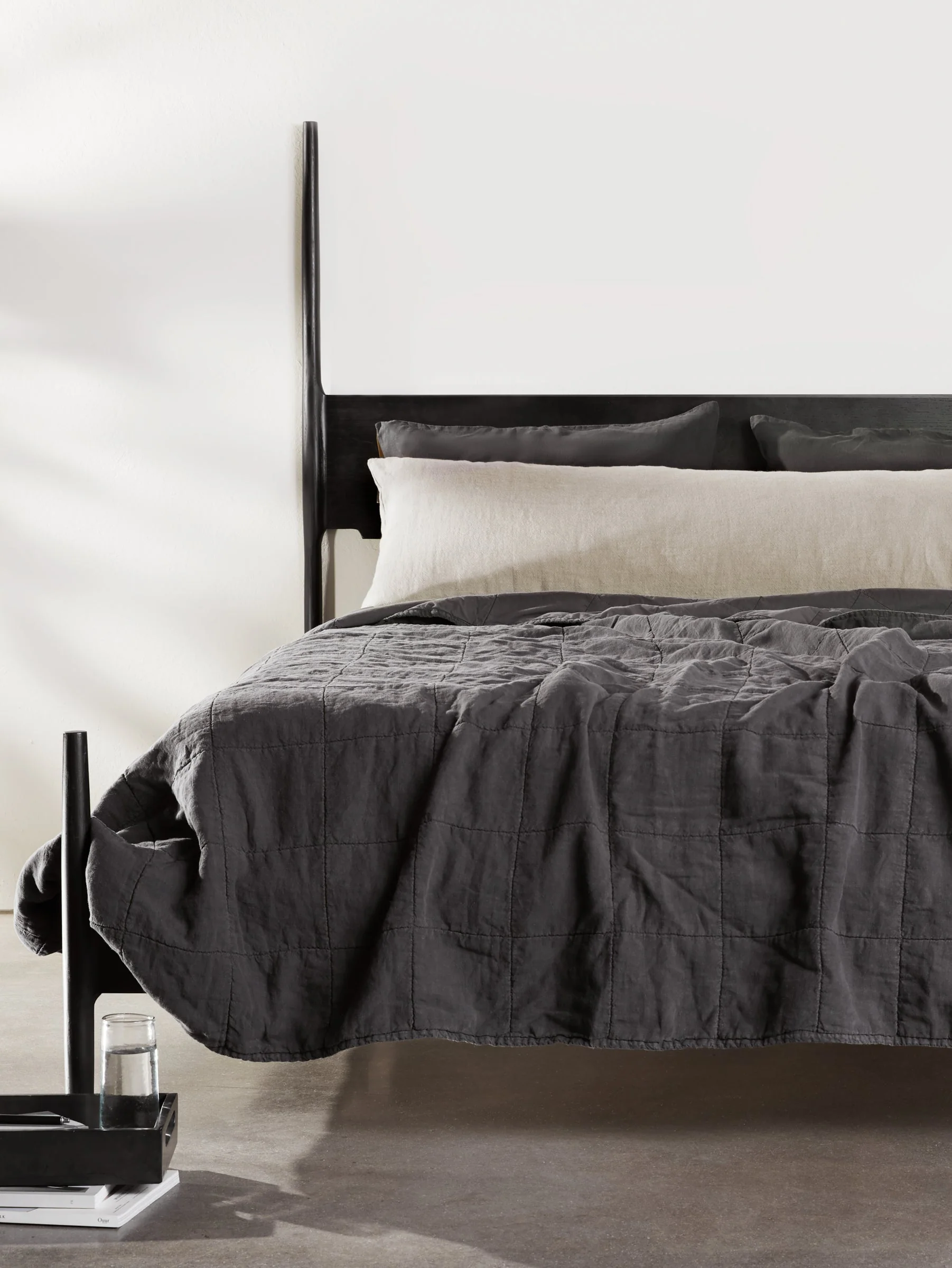 Vintage Linen Body Pillow Cover (Natural) - Image 4